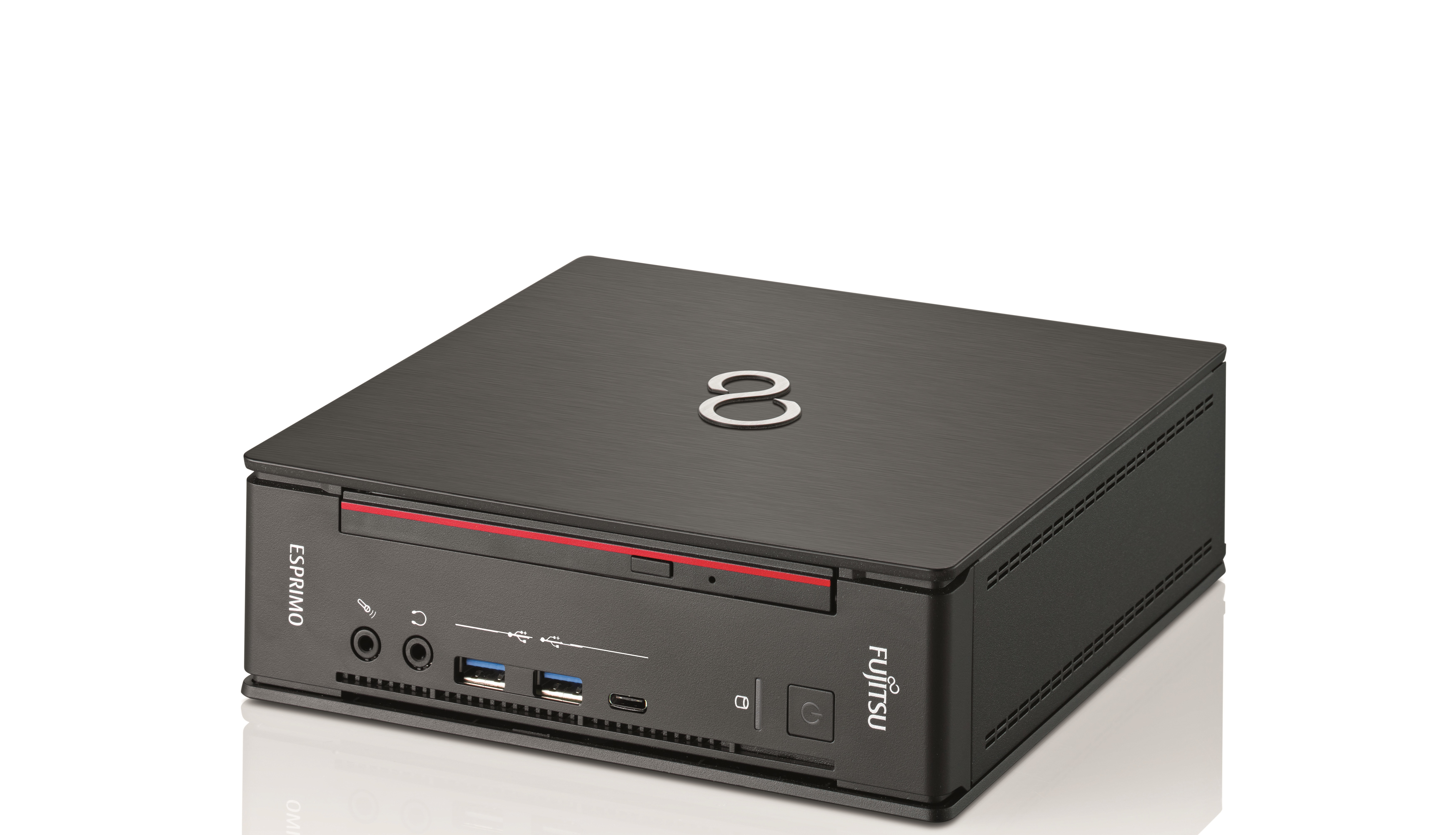 Fujitsu ESPRIMO Q957 Intel® Core™ i5 i5-7500T 8 GB DDR4-SDRAM 256 GB SSD Windows 10 Pro Mini PC Black, Red image 6