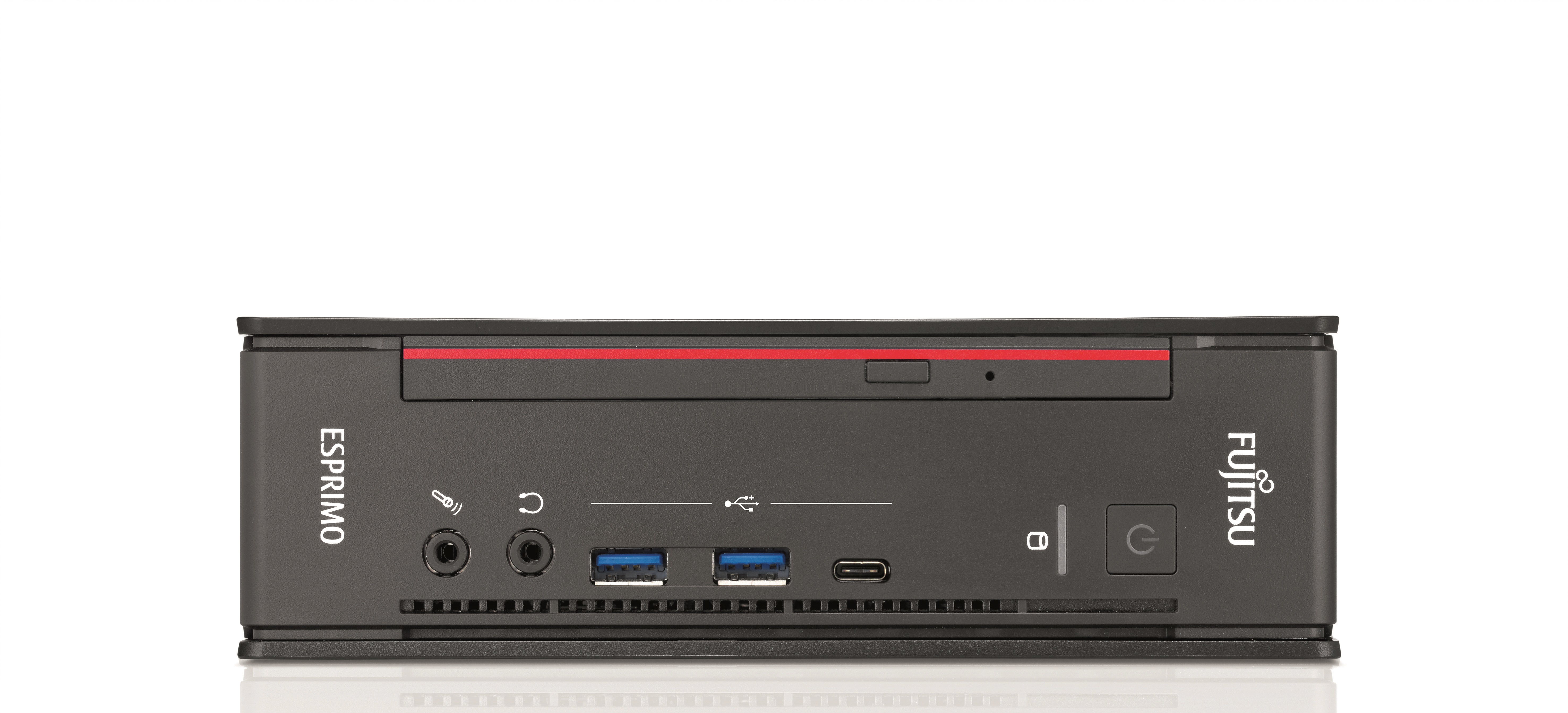 Fujitsu ESPRIMO Q957 Intel® Core™ i5 i5-7500T 8 GB DDR4-SDRAM 256 GB SSD Windows 10 Pro Mini PC Black, Red image 5