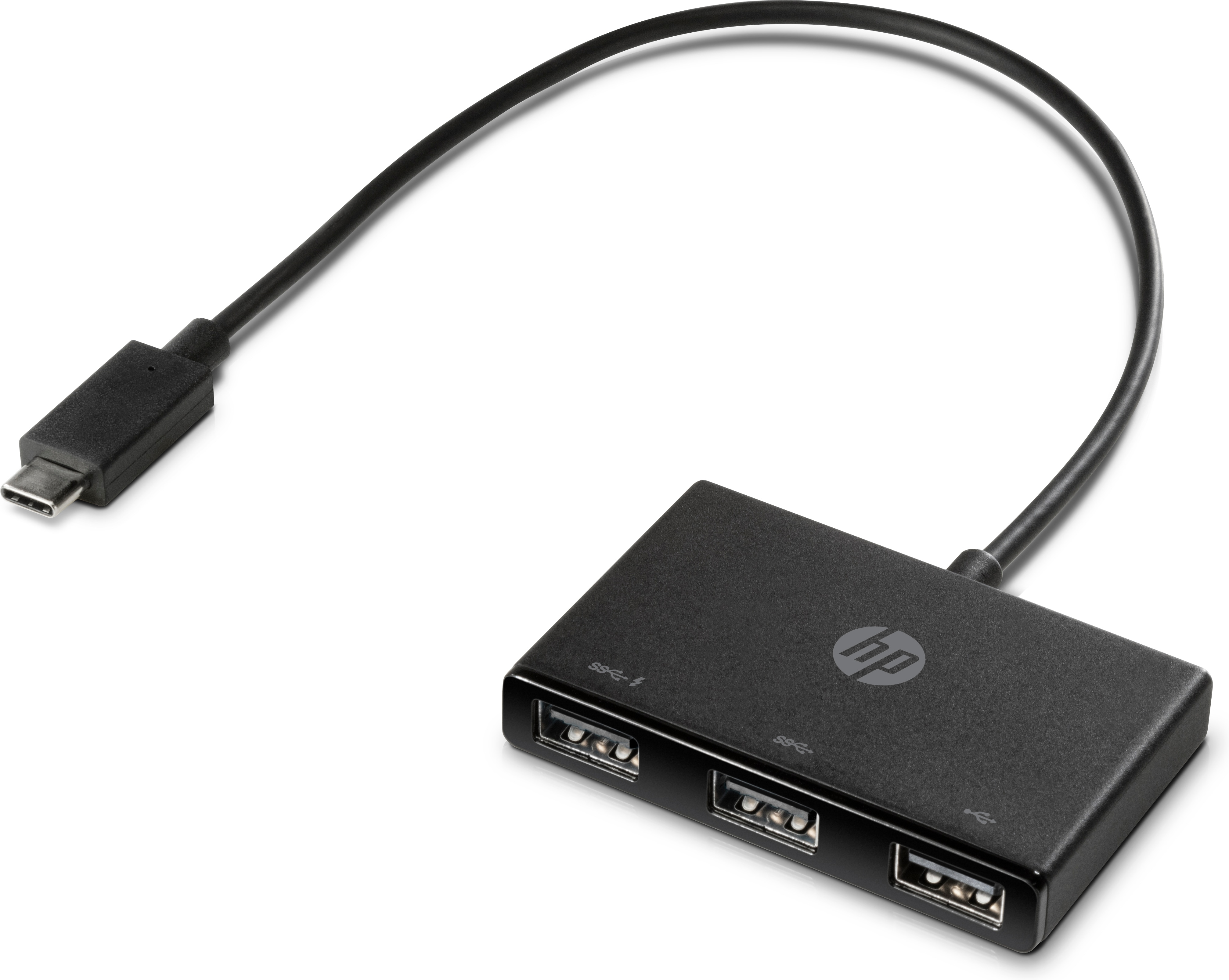 HP USB-C-till-USB-A-hubb
