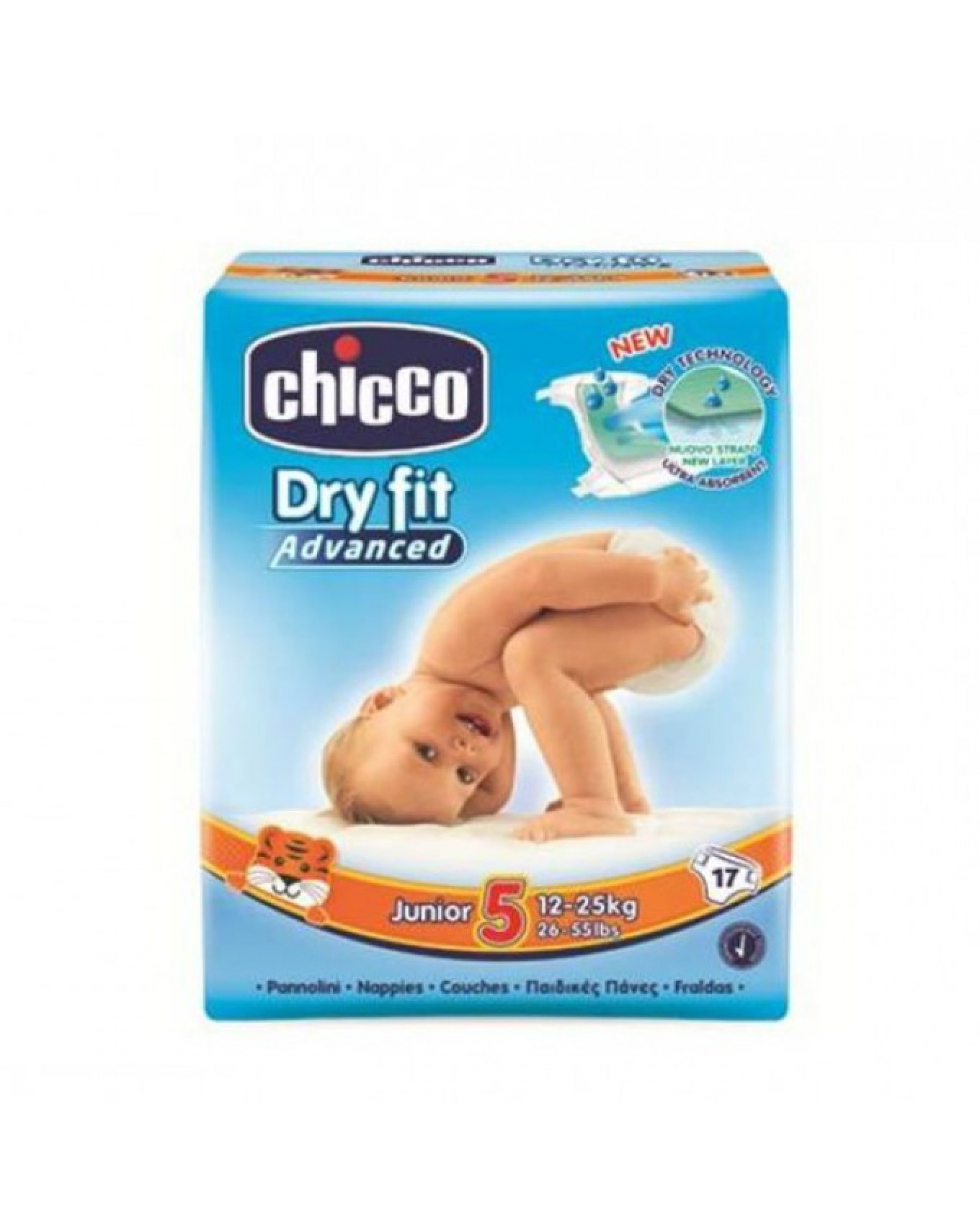 Chicco Bebek Bezi Beden 5, 17 Adet