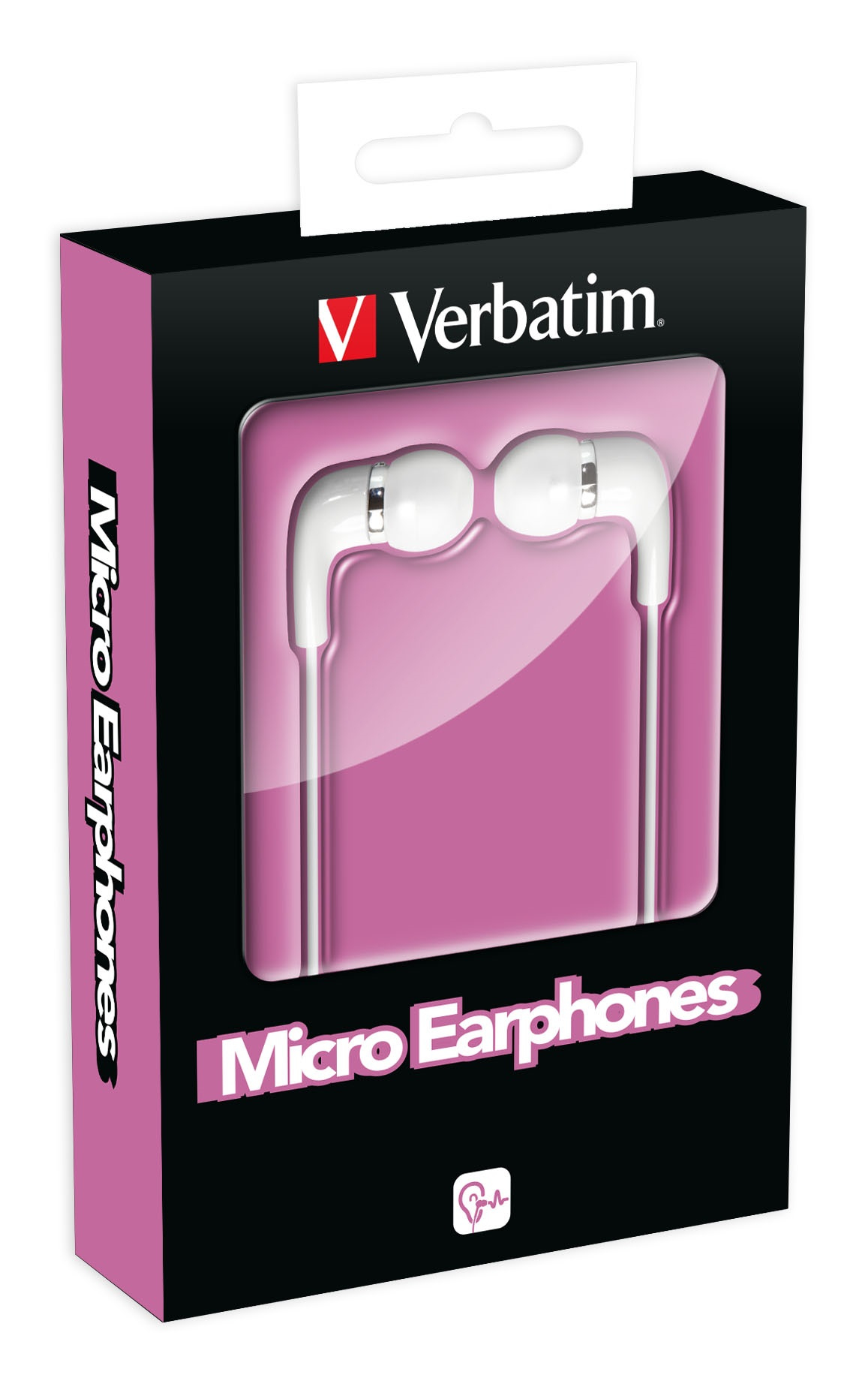 Verbatim Micro Earphones - White – image 4