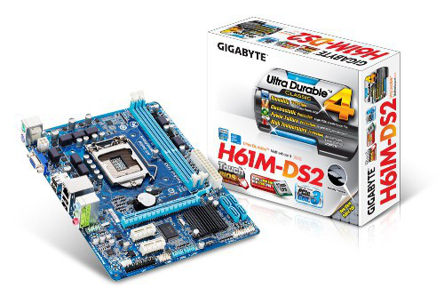 GIGABYTE GA-H61M-DS2 motherboard Intel® H61 LGA 1155 (Socket H2) micro ATX – image 2
