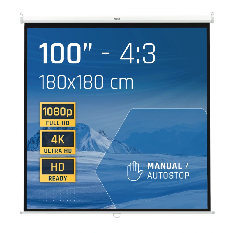 iggual PSIMS180 projection screen 2.54 m (100") 1:1 – image 9