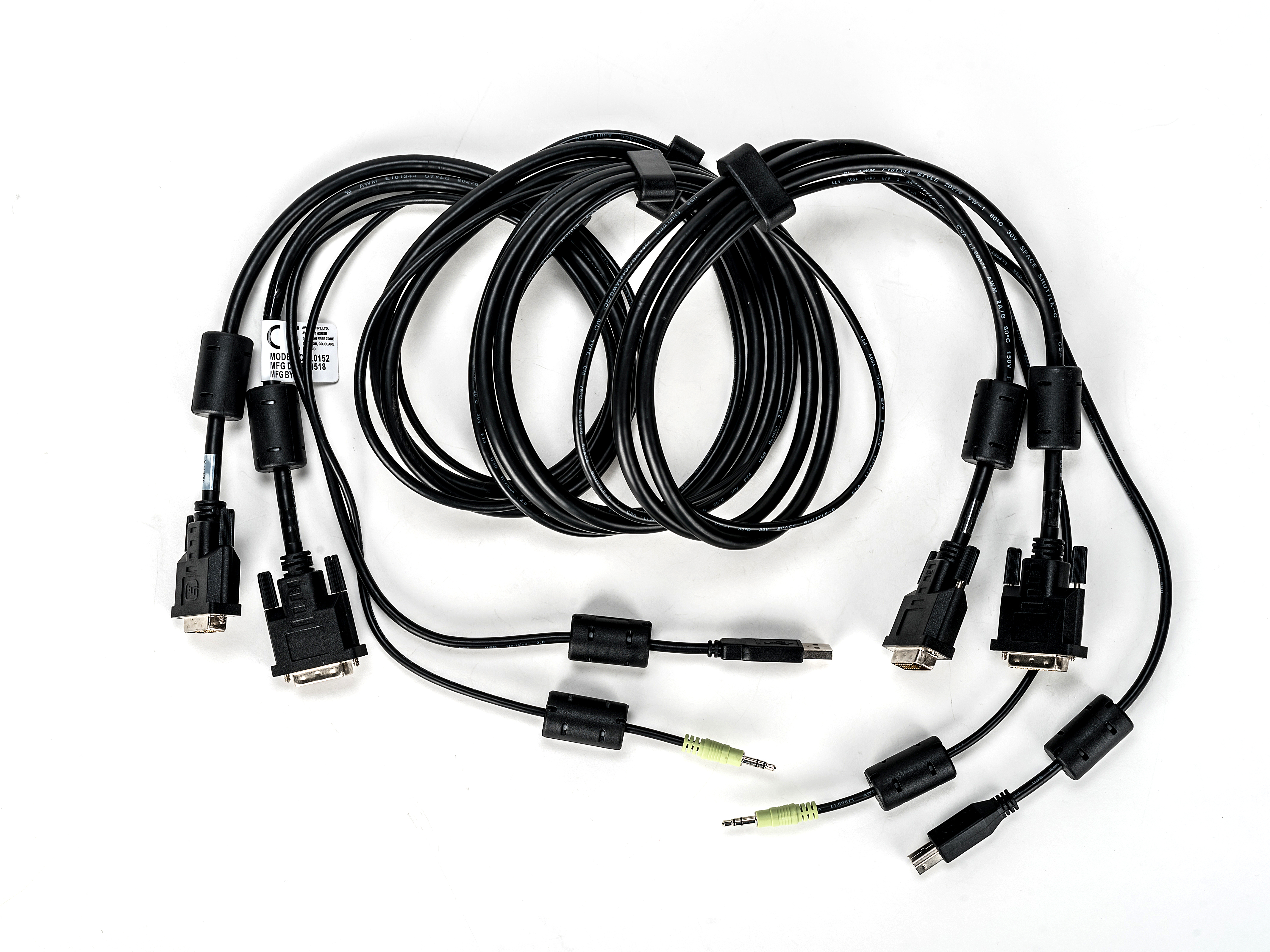 Vertiv Avocent CBL0152 KVM cable 1.8 m. Cable length: 1.8 m, Keyboard port type: USB, Mouse port type: USB
