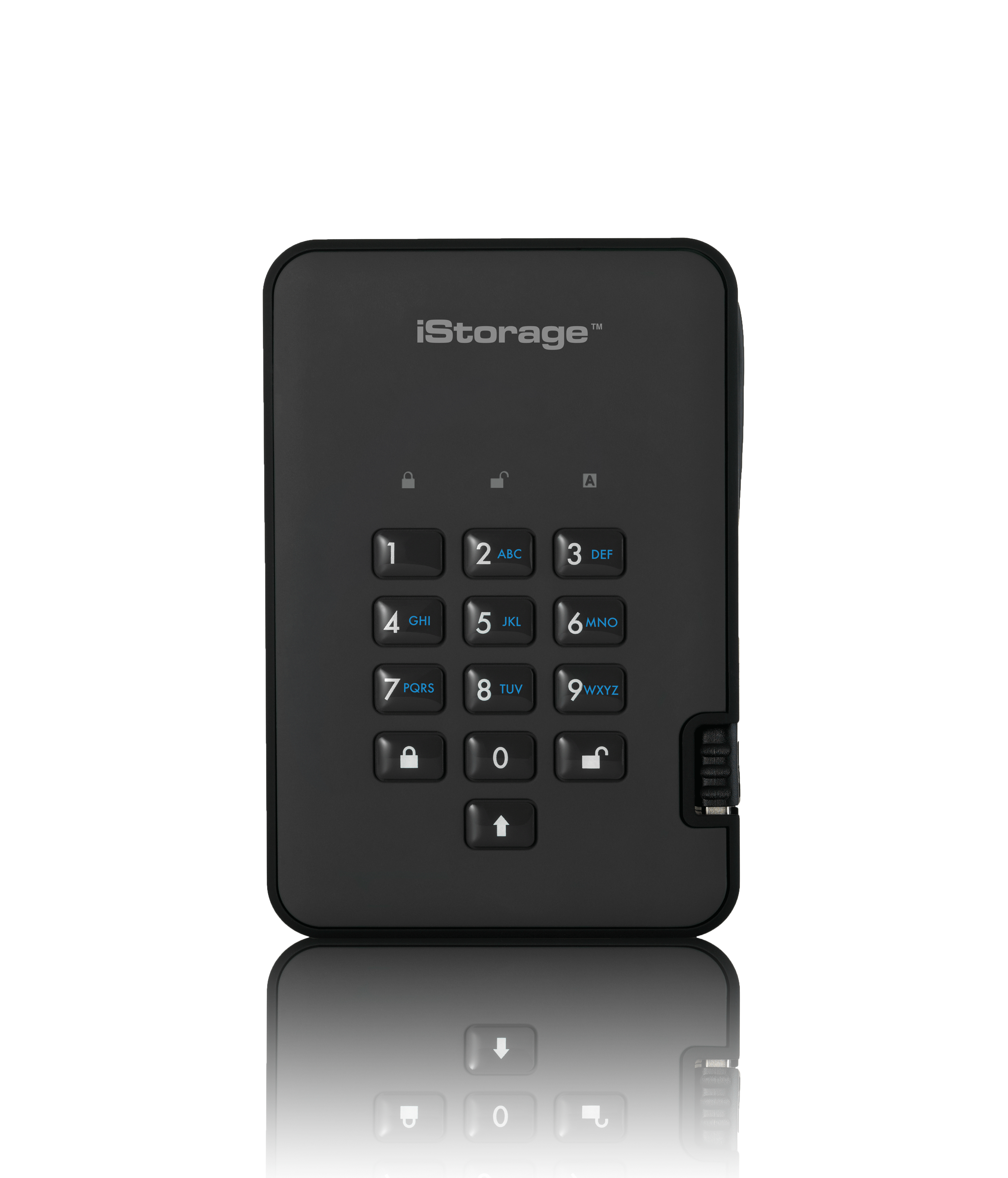 iStorage diskAshur2 256-bit 1TB USB 3.2 secure encrypted solid-state drive – Black IS-DA2-256-SSD-1TB-B image 5