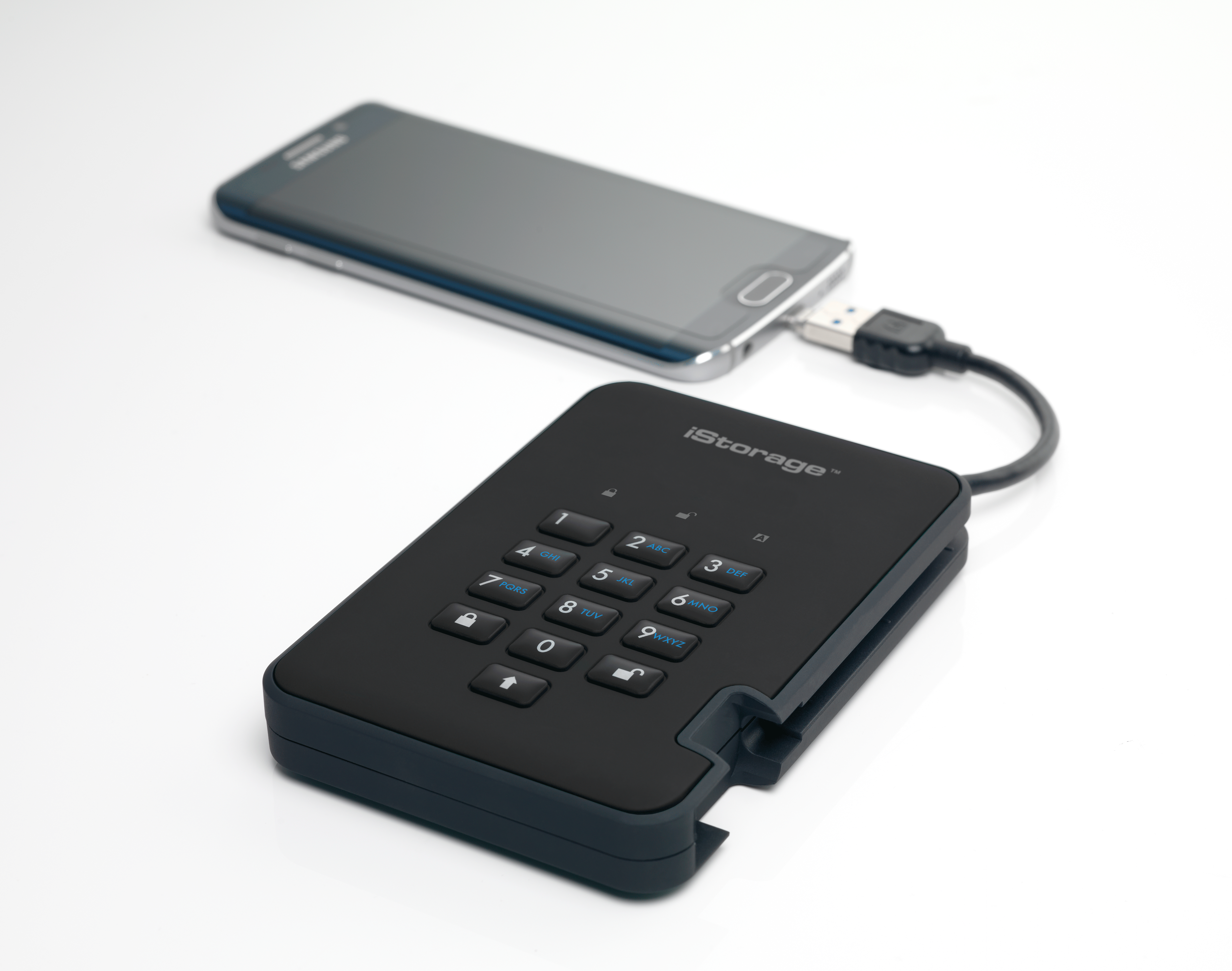 iStorage diskAshur2 256-bit 1TB USB 3.2 secure encrypted solid-state drive – Black IS-DA2-256-SSD-1TB-B image 7