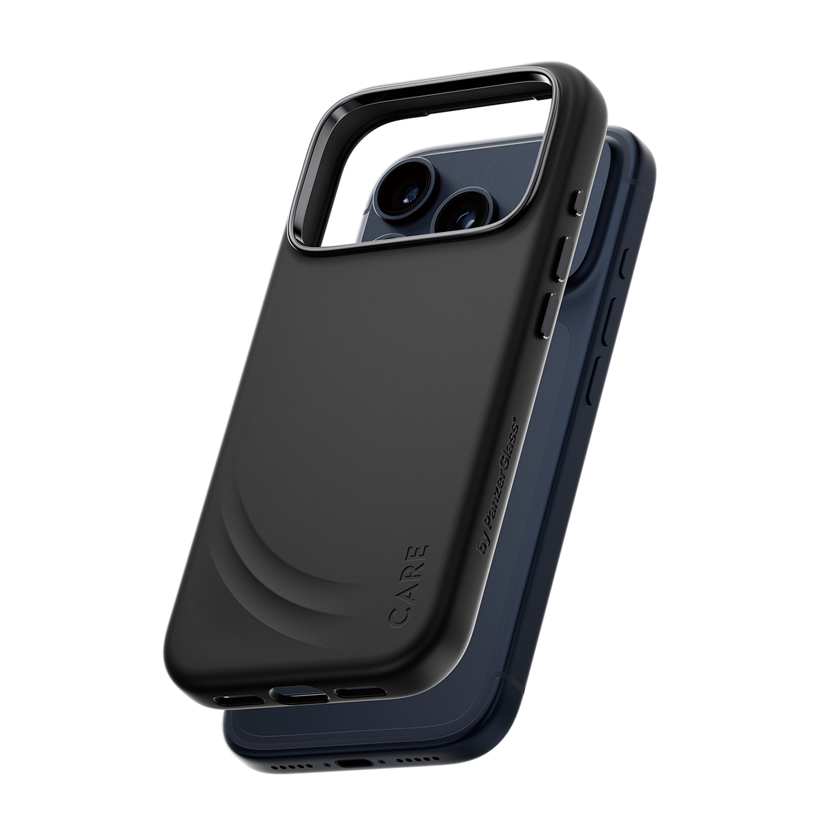 PanzerGlass CARE™ by PanzerGlass® Flow Case Black w. Haptic Button & MagSafe iPhone 18 Pro | 17 Pro