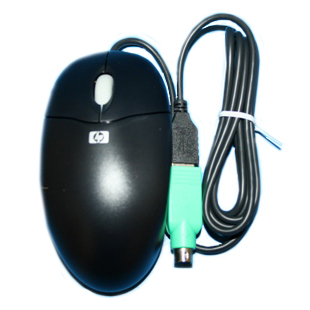 HP 390632-001 mouse Office USB Type-A + PS/2 Optical