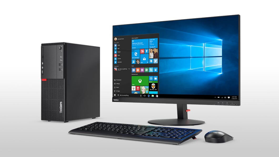 Lenovo ThinkCentre M710 Intel® Core™ i5 i5-7400 8 GB DDR4-SDRAM 256 GB SSD Windows 10 Pro Tower PC Black image 2