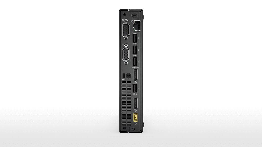 Lenovo ThinkCentre M910q Intel® Core™ i5 i5-7500T 4 GB DDR4-SDRAM 128 GB SSD Windows 10 Pro Mini PC Black image 7