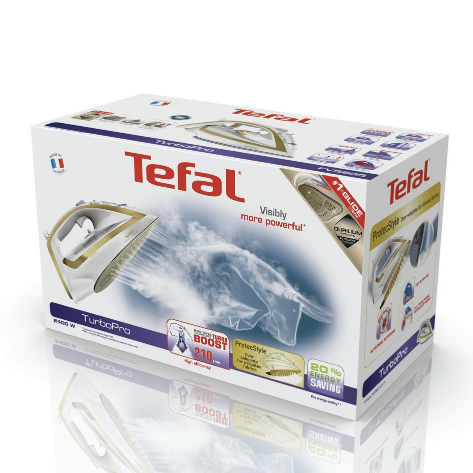 Tefal TurboPro FV5625 iron Dry & Steam iron Durilium Autoclean soleplate – image 9