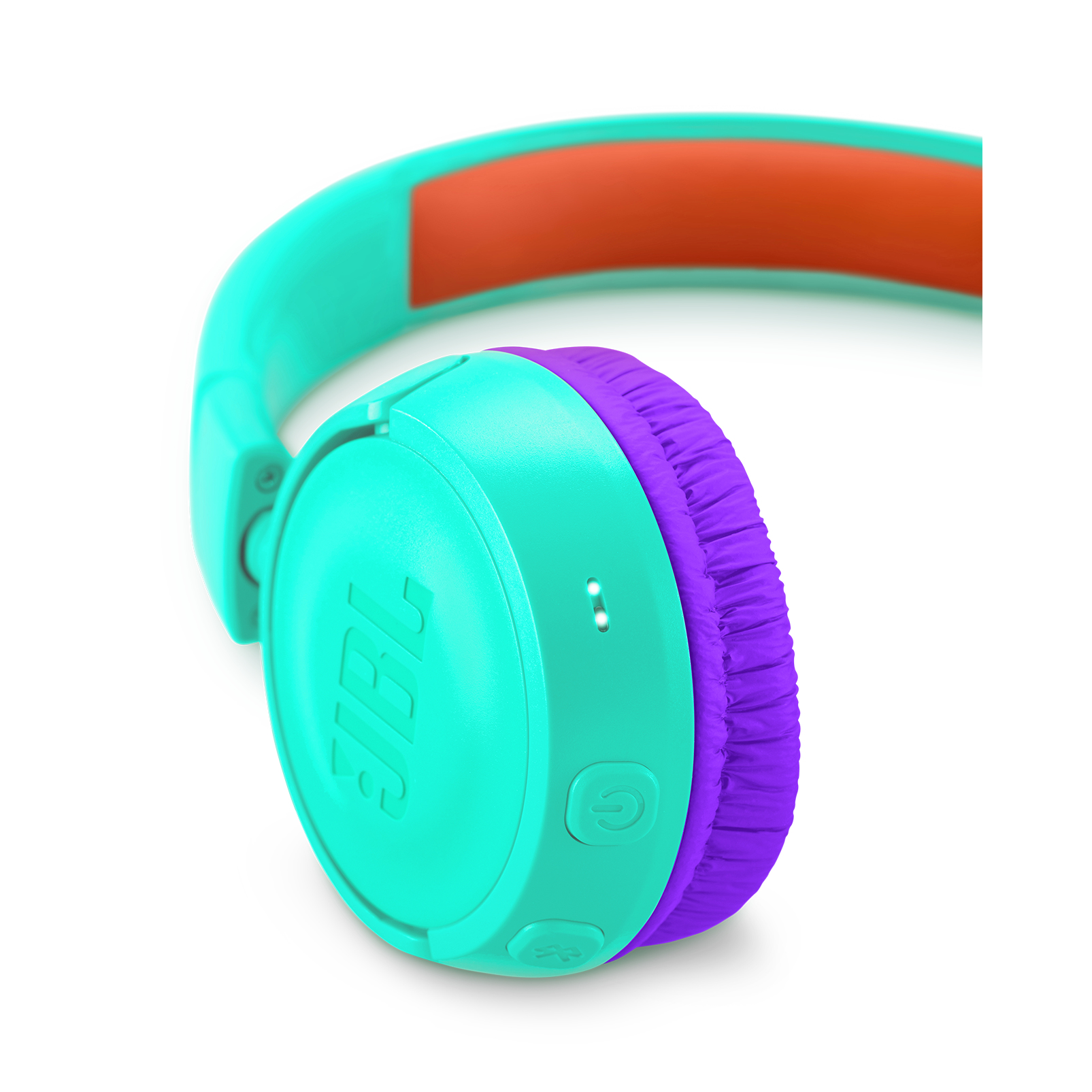 JBL JR300BT Headphones Wireless Head-band Music Bluetooth Teal image 4