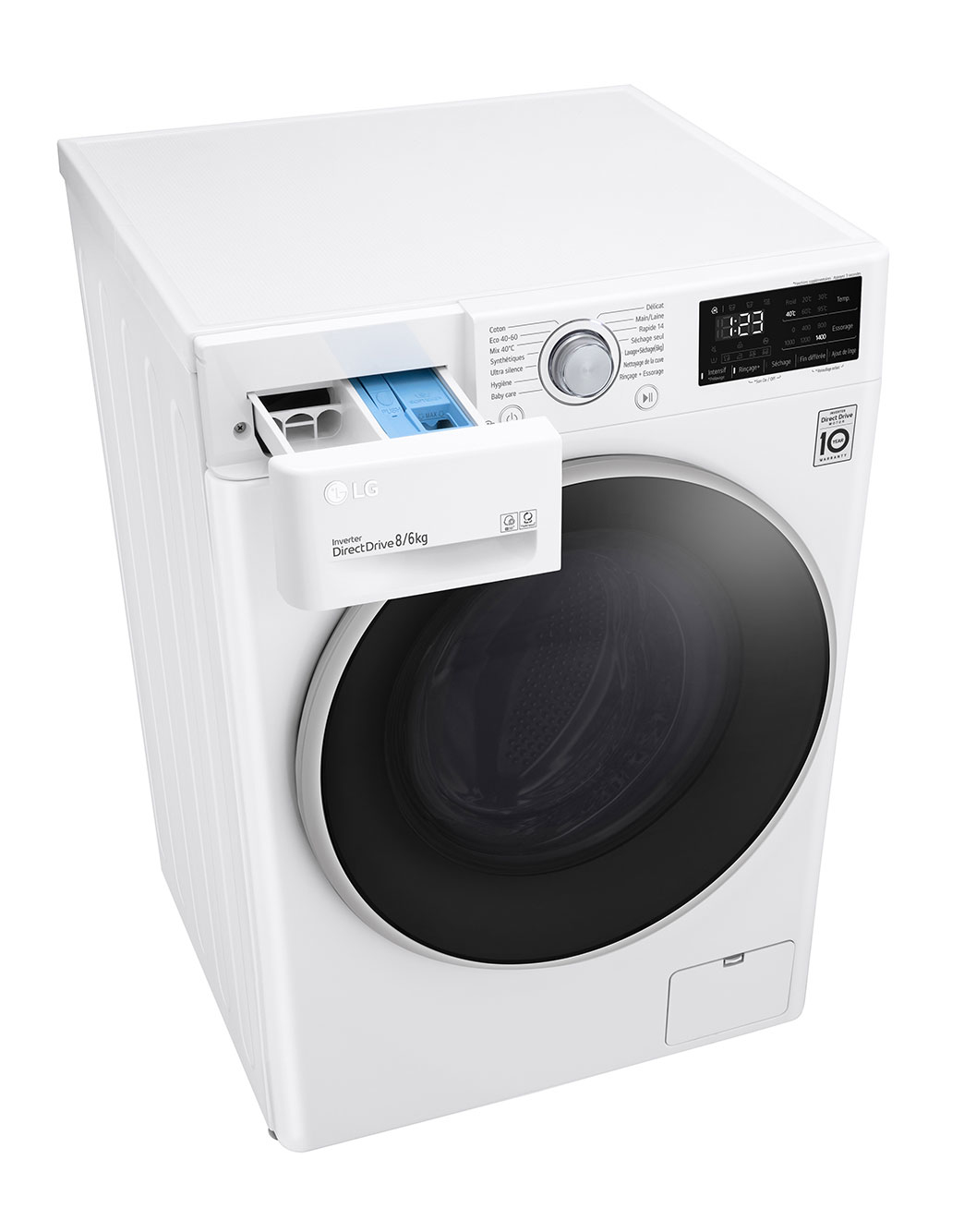LG F864V37WR washer dryer Freestanding Front-load White – image 8
