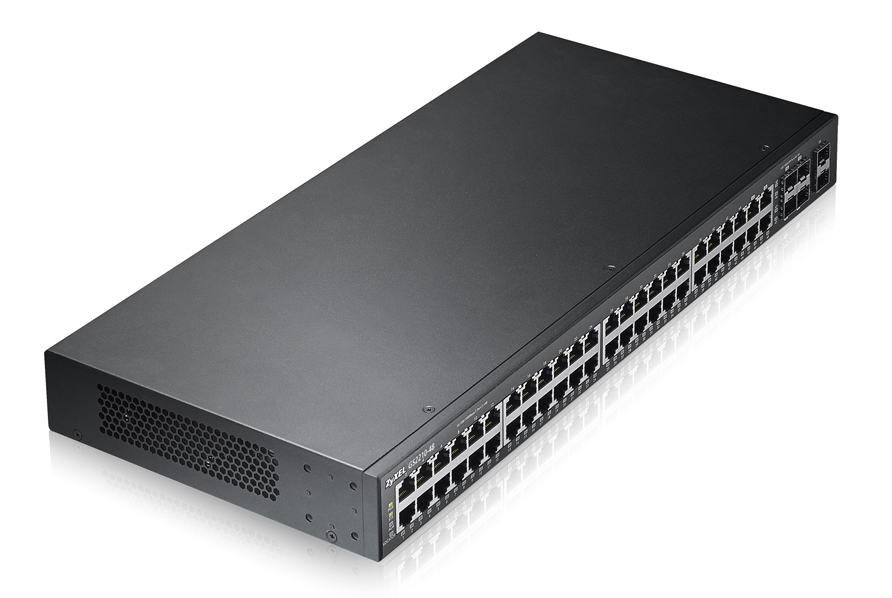 Zyxel GS2210-48 Managed L2 Gigabit Ethernet (10/100/1000) 1U Black – image 2