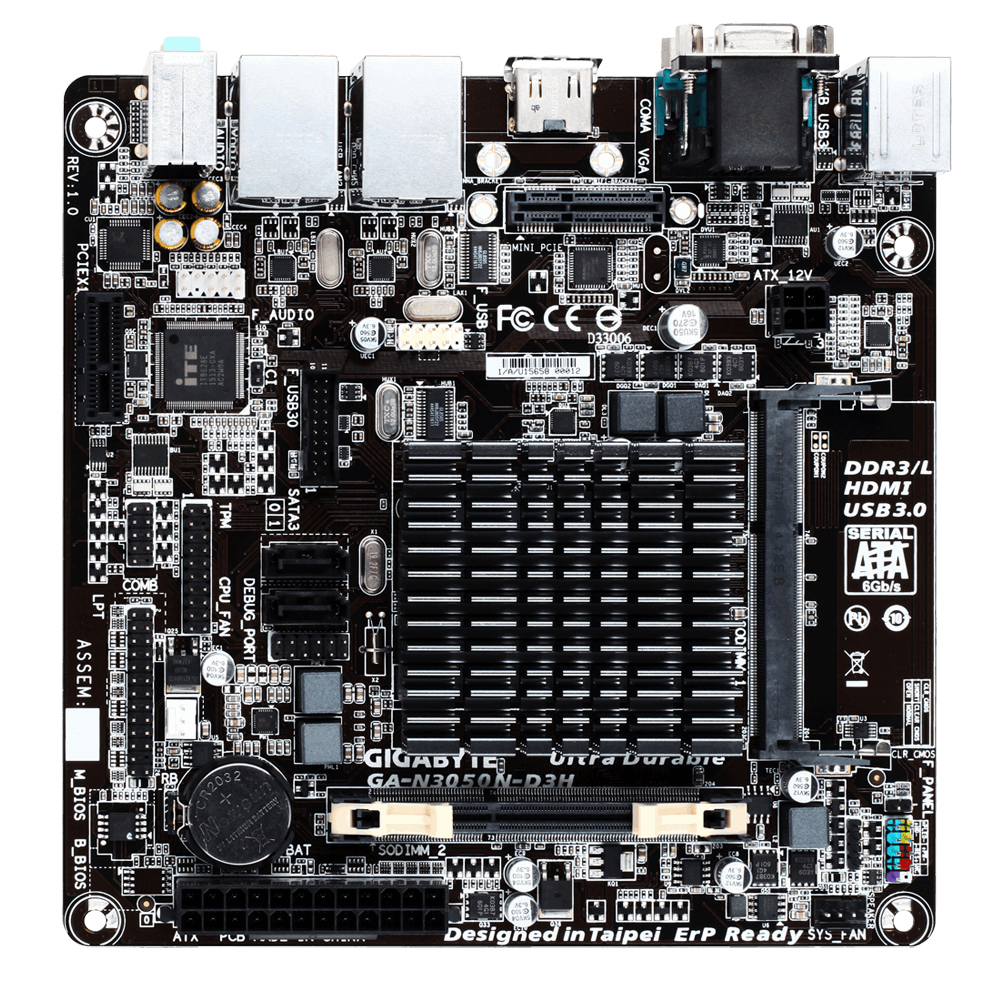 GIGABYTE GA-N3050N-D3H (rev. 1.0) – image 2