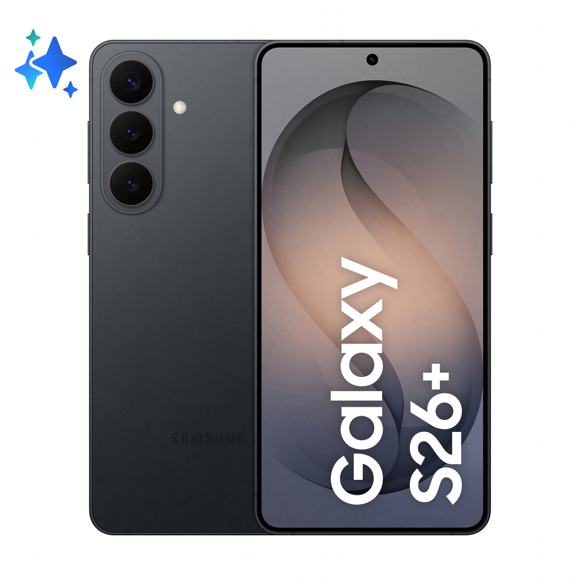 Samsung Galaxy S26+ - 5G smartphone - dual-SIM - RAM 12 GB / Internal Memory 256 GB - OLED display - 6.7" - 3120 x 1440 pixels (120 Hz) - 3x rear cameras 50 MP, 12 MP, 10 MP - front camera 12 MP - black