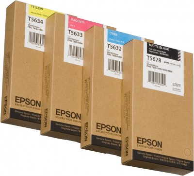 Epson Stylus Pro 7800/9800 Ink Cartridge (220ml) Yellow – image 4