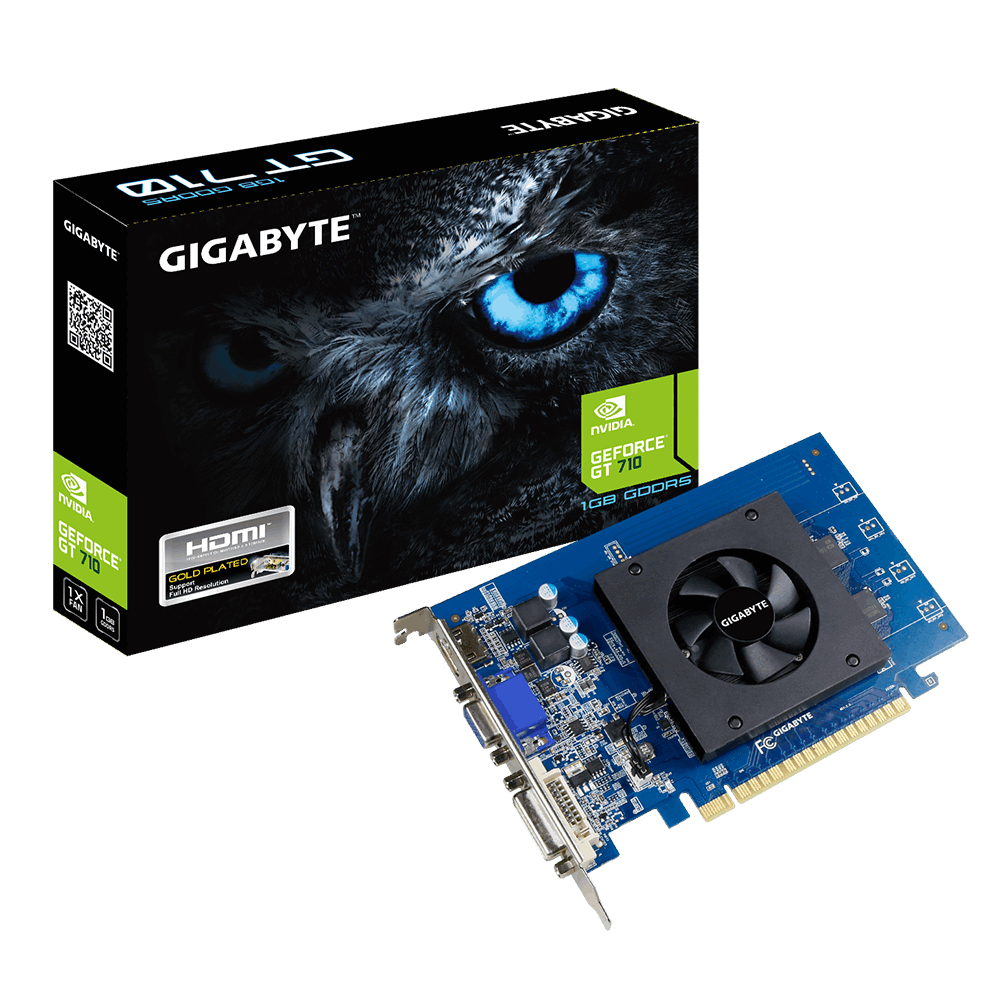GIGABYTE GV-N710D5-1GI graphics card NVIDIA GeForce GT 710 1 GB GDDR5