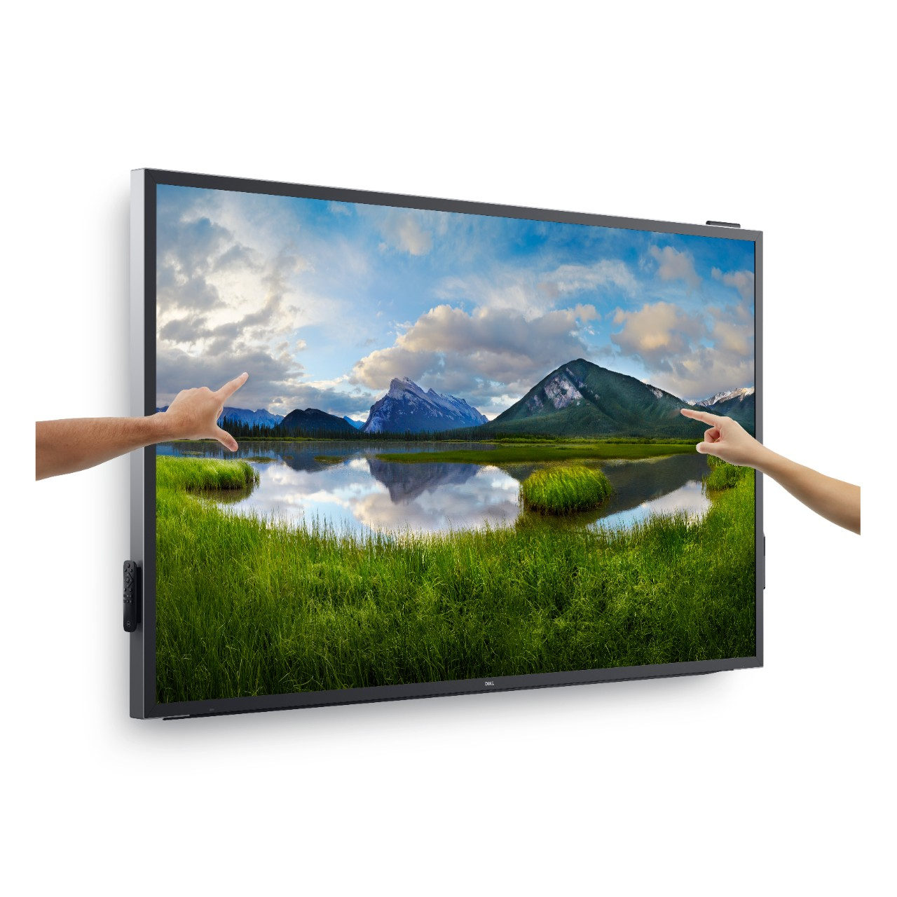 DELL C8618QT computer monitor 2.17 m (85.6″) 3840 x 2160 pixels 4K Ultra HD LCD Touchscreen Multi-user Black, Silver image 10