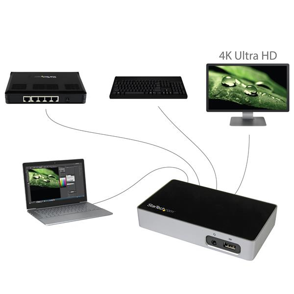 StarTech.com 4K DisplayPort Docking Station for Laptops - USB 3.0 – image 5