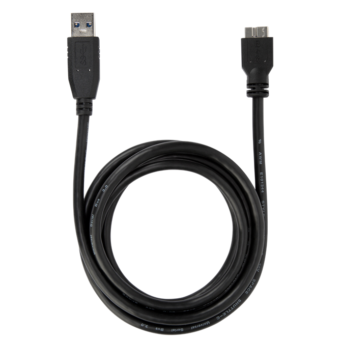 Targus ACC1005USZ USB cable USB 3.2 Gen 1 (3.1 Gen 1) 1.8 m USB A Micro-USB B Black