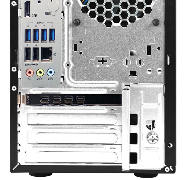 Lenovo ThinkStation P320 Intel® Core™ i3 i3-7100 8 GB DDR4-SDRAM 1 TB HDD NVIDIA® Quadro® P600 Windows 10 Pro Tower Workstation Black image 10