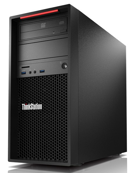 Lenovo ThinkStation P320 Intel® Core™ i3 i3-7100 8 GB DDR4-SDRAM 1 TB HDD NVIDIA® Quadro® P600 Windows 10 Pro Tower Workstation Black image 3