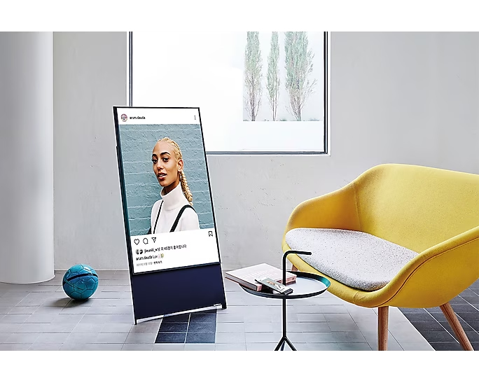 Samsung GQ43LS05BGU 109.2 cm (43") 4K Ultra HD Smart TV Wi-Fi Blue – image 3