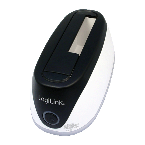 LogiLink QP0017 storage drive docking station Black, White