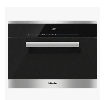 Miele DG 6200 auruti Sisseehitatud 3600 W Must, Roostevaba teras