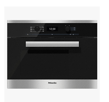 Miele DG 6400 auruti Sisseehitatud 3600 W Must, Roostevaba teras