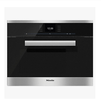 Miele DG 6600 auruti Sisseehitatud 3600 W Must, Roostevaba teras