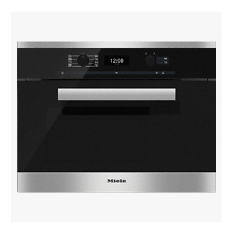 Miele DGC 6400 32 l Must, Roostevaba teras
