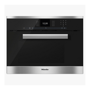 Miele DGM 6600 40 l 1000 W Must, Roostevaba teras