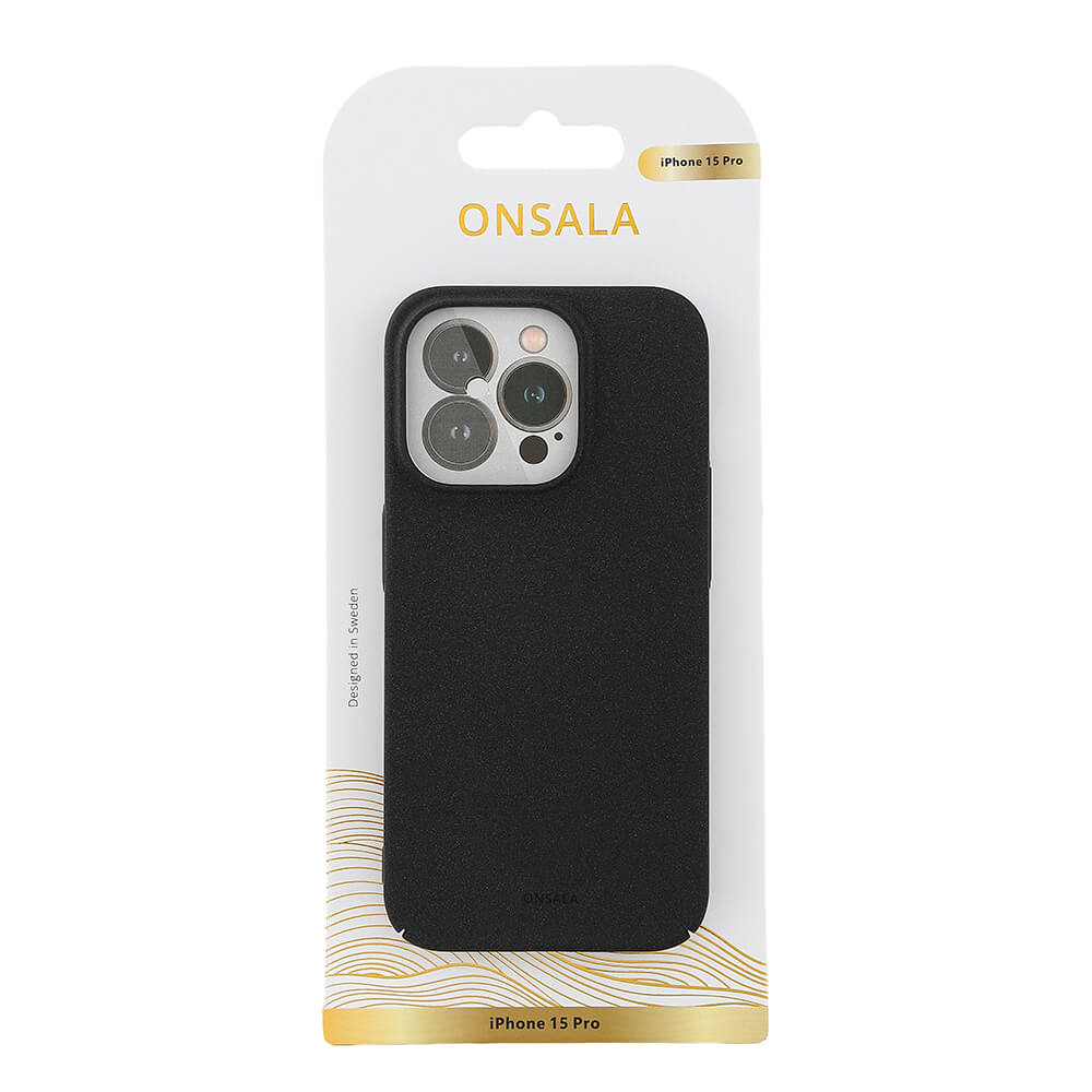 Onsala Phone Case Ultra Slim Sand Burst Black - iPhone 15 Pro – image 2