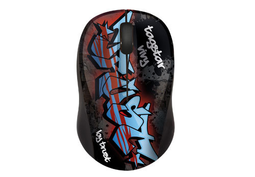 Trust Vivy Wireless Mini Mouse - Tagstar Graffiti – image 4