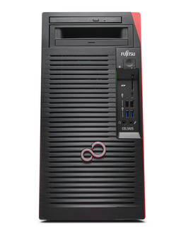 Fujitsu CELSIUS W570 Intel® Xeon® E3 v6 E3-1245V6 16 GB DDR4-SDRAM 2.25 TB HDD+SSD Windows 10 Pro Micro Tower Workstation Black, Red image 2