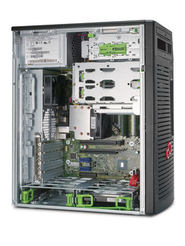 Fujitsu CELSIUS W570 Intel® Xeon® E3 v6 E3-1245V6 16 GB DDR4-SDRAM 2.25 TB HDD+SSD Windows 10 Pro Micro Tower Workstation Black, Red image 4