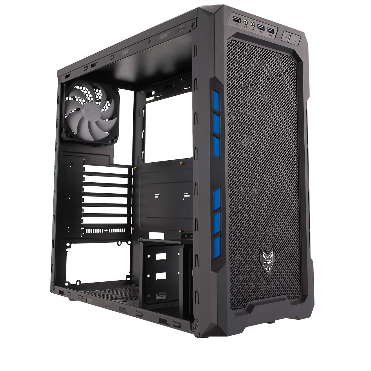 FSP CMT210SL Midi Tower Black image 3