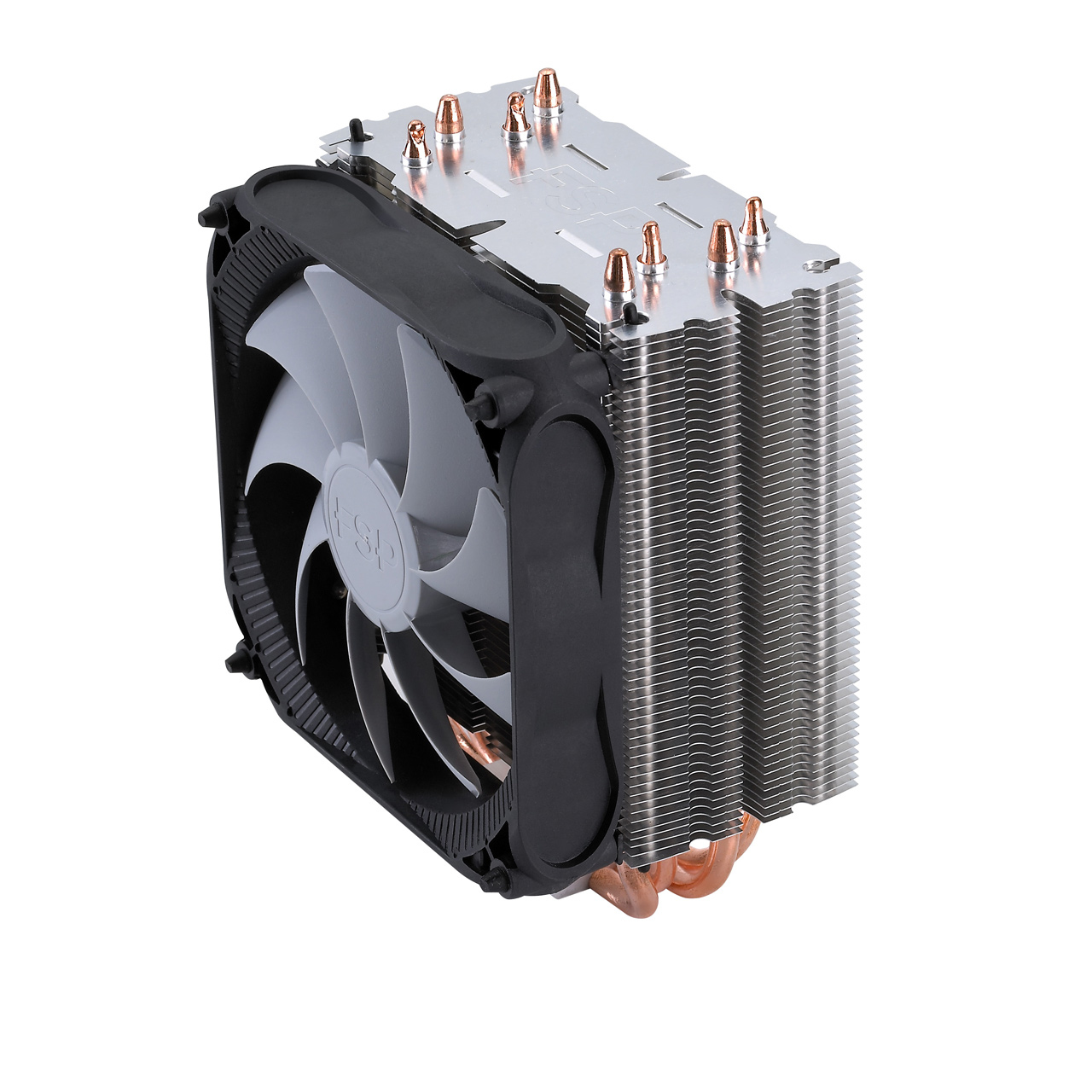 FSP AC401 Processor Cooler 12 cm Black, Bronze, Silver image 1