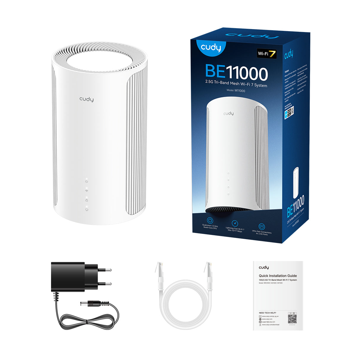 Cudy M11000 Tri-band (2.4 GHz – image 3