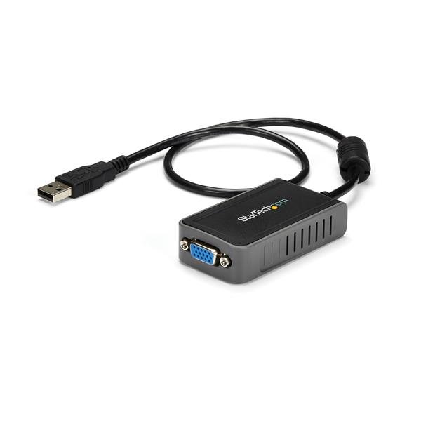 StarTech.com USB 2.0 to VGA Adapter, USB to VGA Monitor Converter for Windows