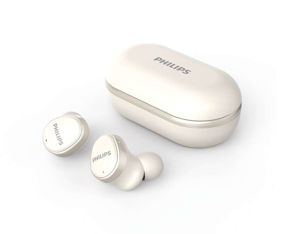 Philips 4000 series TAT4556WT/00 headphones/headset Wireless In-ear Bluetooth White – image 1