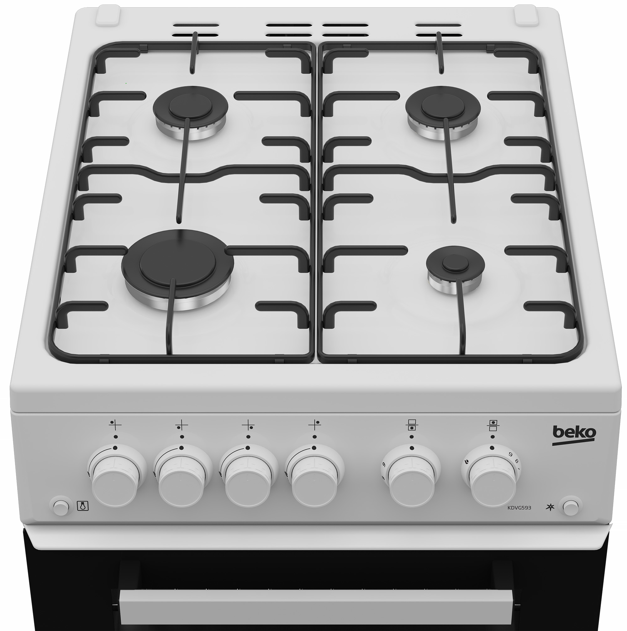 Beko KDVG593W 50cm Freestanding Gas Double Oven Cooker – image 5