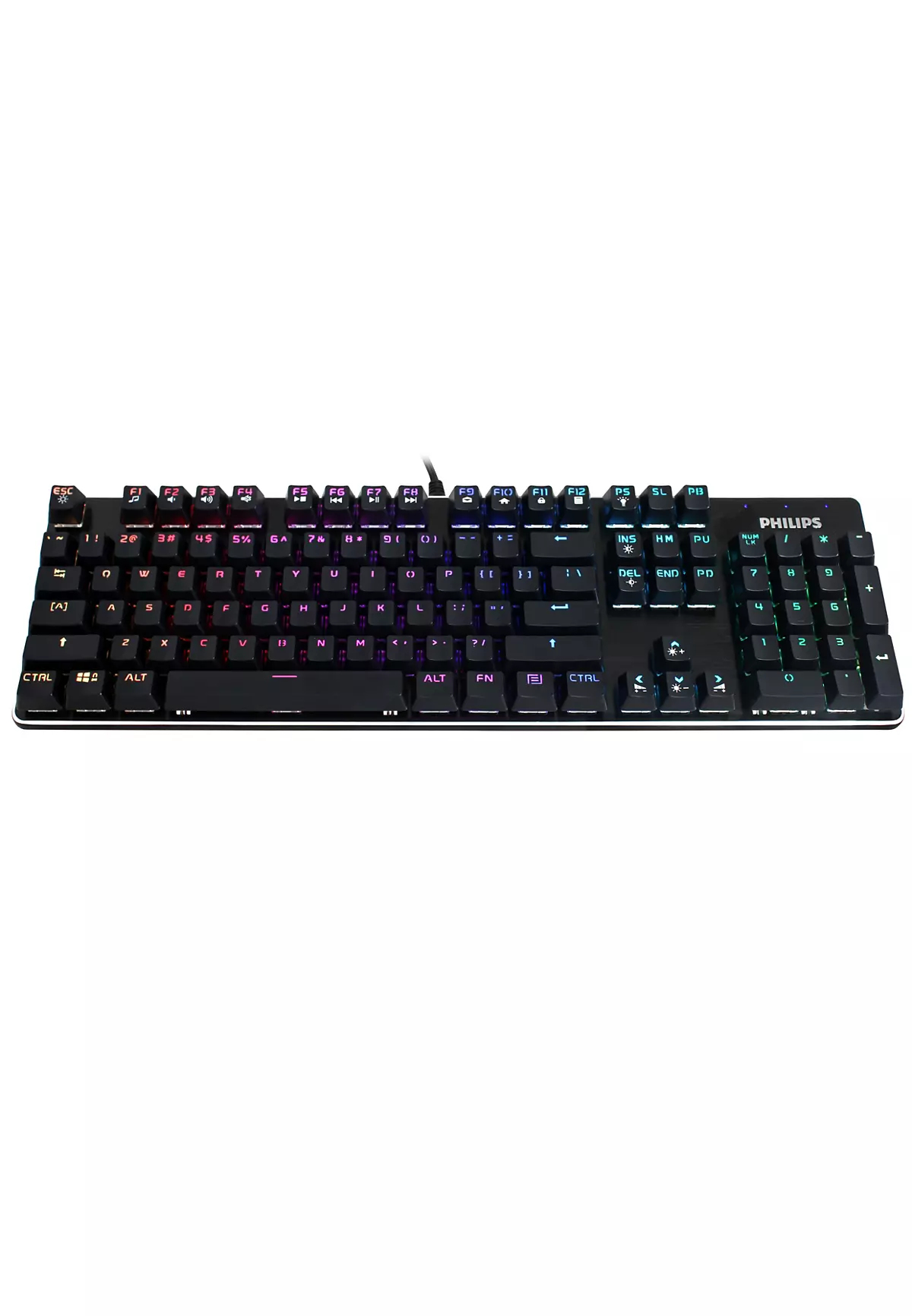 Philips SPK8601B/89 keyboard Gaming USB QWERTY Black