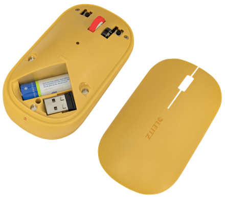 Leitz Cosy ratón Oficina Ambidextro RF Wireless + Bluetooth 4000 DPI