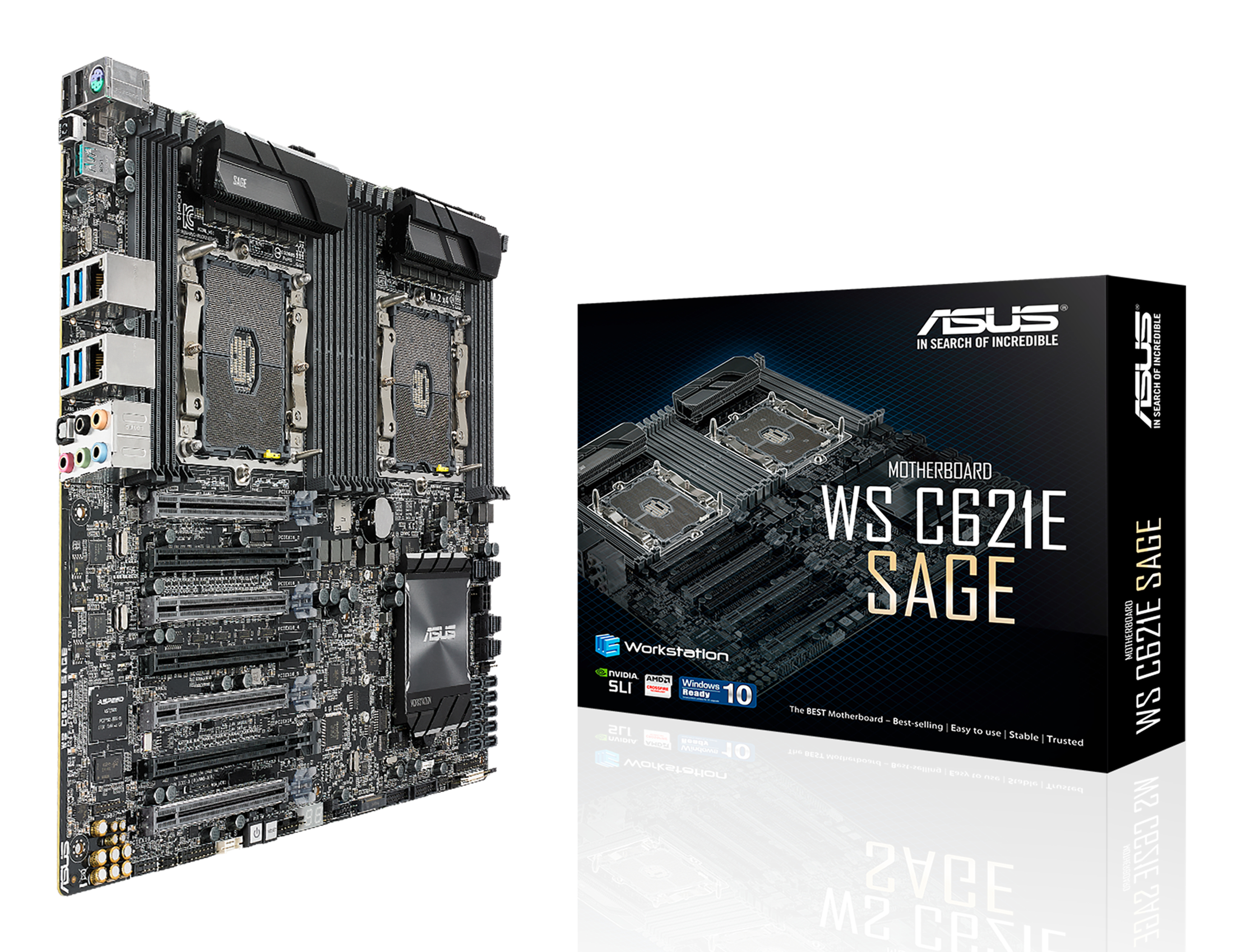 ASUS WS C621E SAGE (BMC) Intel® C621 LGA 3647 (Socket P) EEB