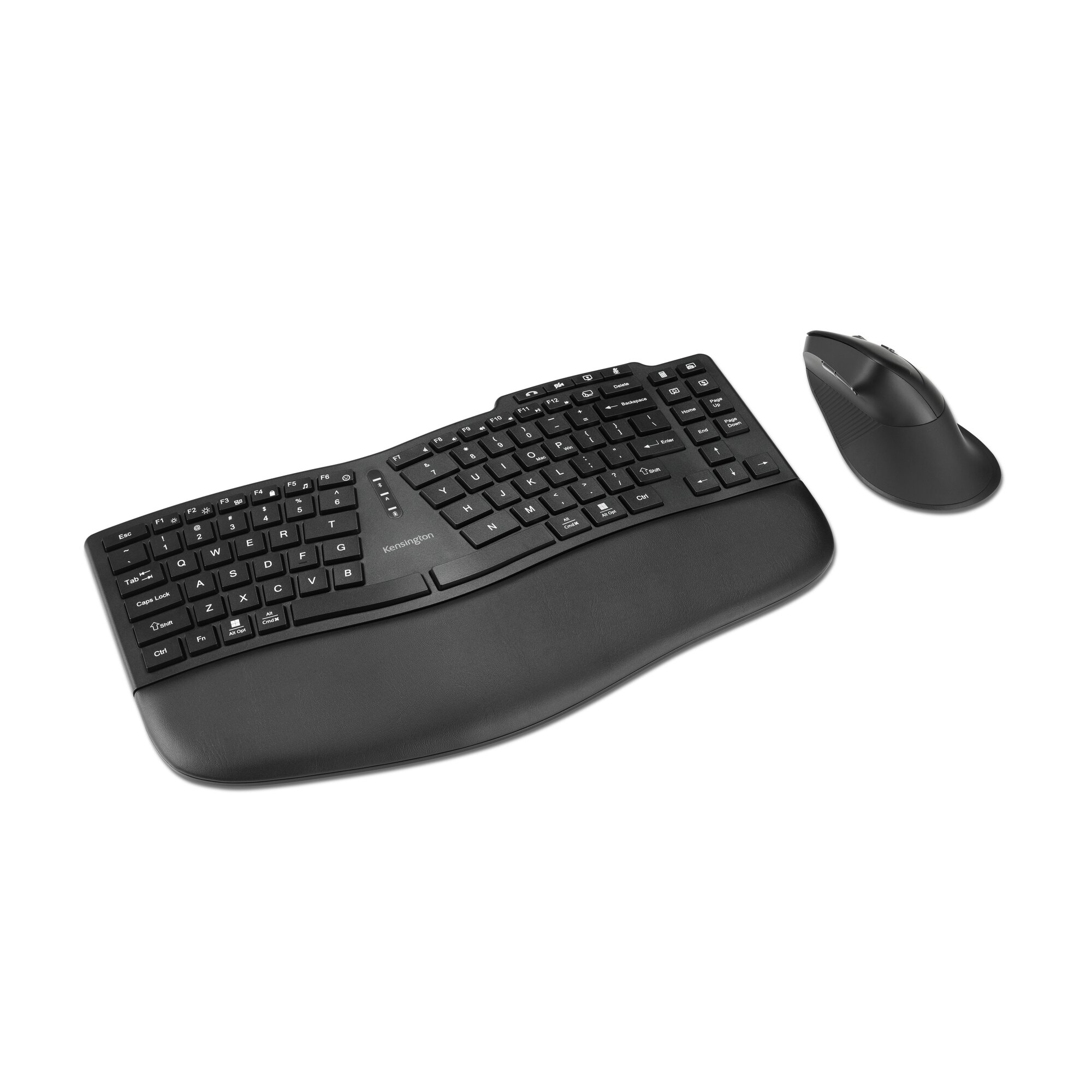Kit Teclado y Mouse Kensington Pro Fit Ergo KM675 - Inalámbrico - Negro - K75492ES