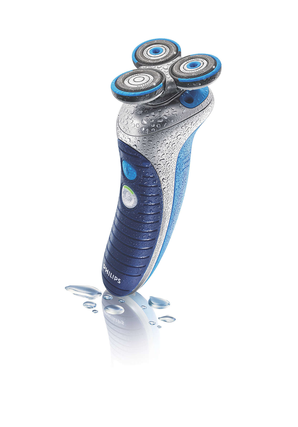 Philips HS8020/19 men's shaver Rotation shaver Blue, Silver – image 6