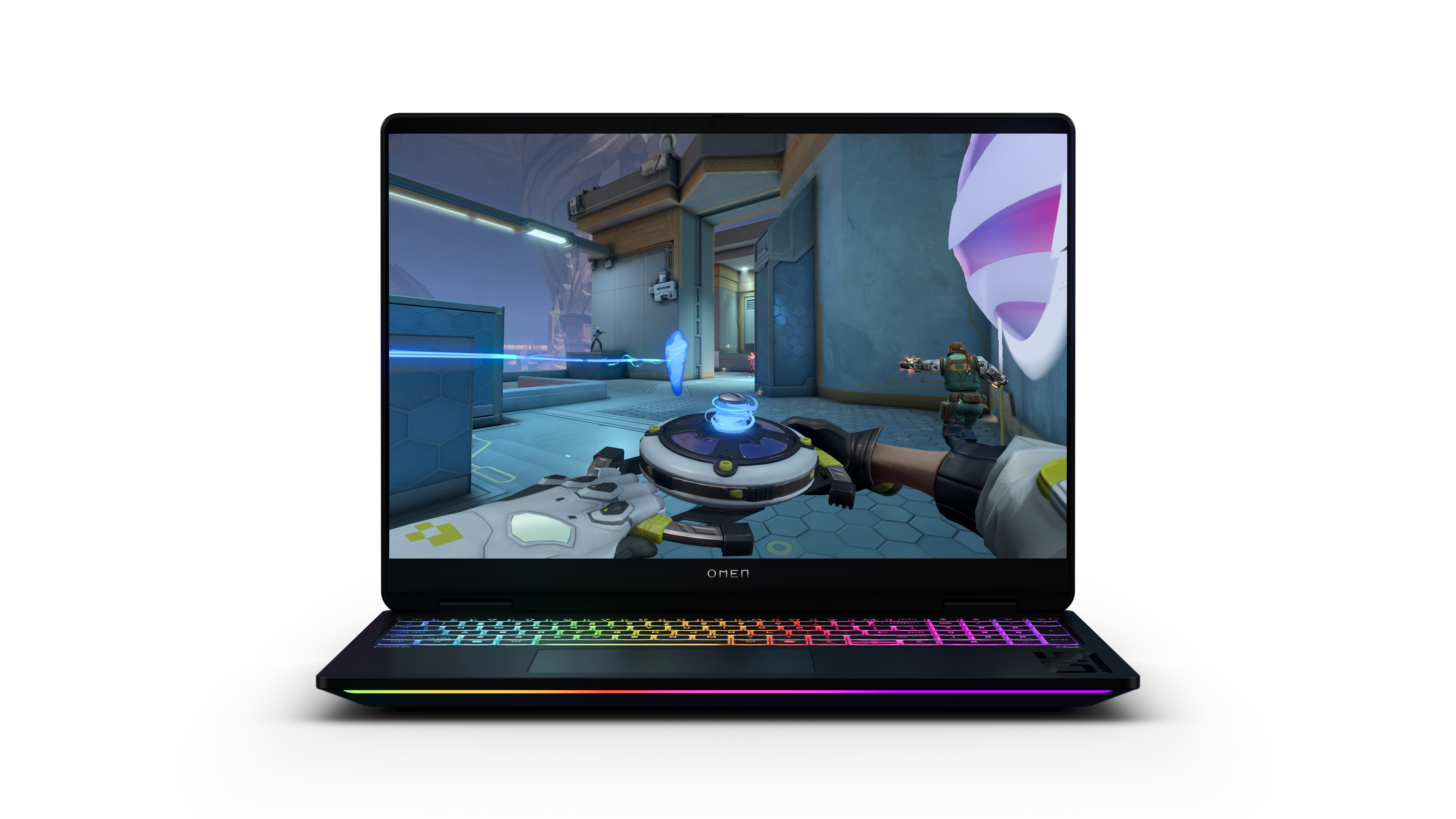 Portátil gaming-HP OMEN MAX 16-ak0004ns Copilot+ PC, 16 " WQXGA, AMD Ryzen™AI 9 HX 375 55 TOPS, 32 GB RAM, 1 TB SSD, GeForce RTX™ 5080, W11 Home - imagen 2